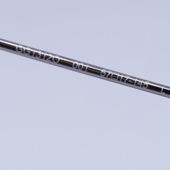 🕶️ New Gucci GG1312O 001 Eyeglasses - Ruthenium Frame 57mm - Picture 8 of 12